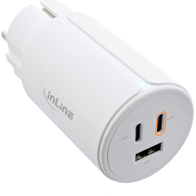 Inline 31506G Charger Dispositivo Mobile Phone Universal White Power Alterna Charging Fast Indoor — image 1
