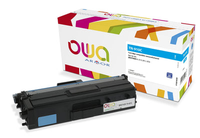 Toner Compatible Owa Brother TN-910C Cyan 9.000 P. — image 1