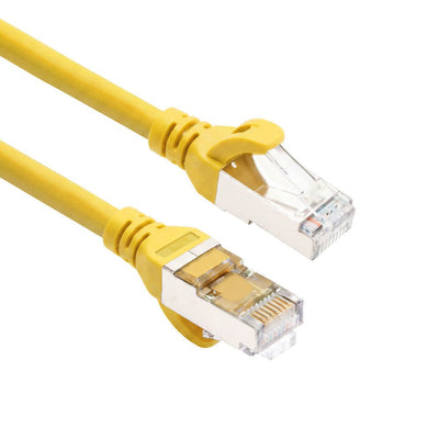 Yellow 10 Meters Tpe S FTP CAT.6A Ultra-flex Patch Cable Snagless With RJ45 Connectors — image 1