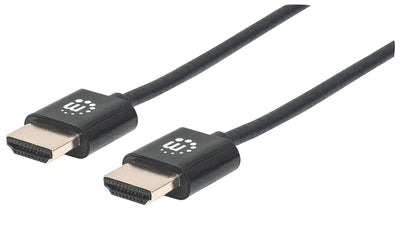 Manhattan HDMI Cable Male a Male Hec, Arc, 3D, 4K, Blindado, Black 1.8M — image 1