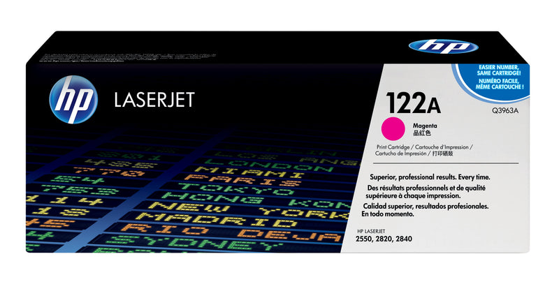 HP Genuine Toner 122A Magenta Q3963A
