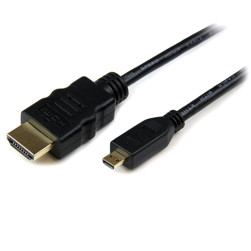 StarTech HDMI Cable a Micro HDMI High Speed With Ethernet 2M Black HDADMM2M