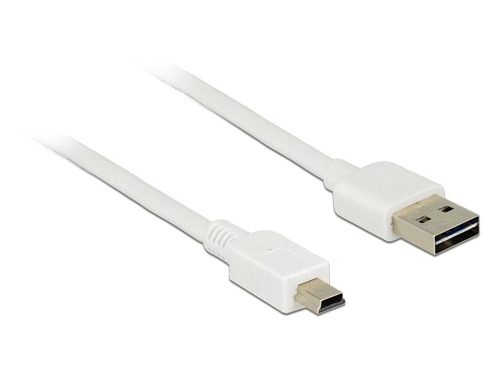 Delock Cable Easy-USB 2.0 Typ-a Male USB 2.0 Typ Mini-b