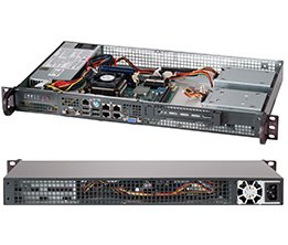 Supermicro CSE-505-203B Server Barebone Bastidor (1U) U/1X200W/1-4X 3.5/2.5 SC505-203B Without Os