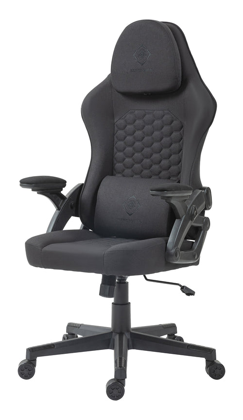Deltaco DC130 Gamingstuhl Soft Woven Mesh, Black — image 1