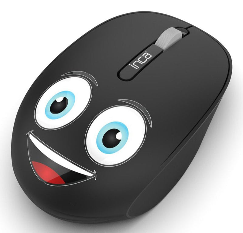 Inca Wrls Mouse 1200DPI/3BOTONES/2.4GHZUSB-A Weeny Emoji Sw