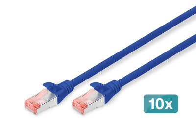 Digitus Network Cable S-FTP CAT.6 Lszh 3M Blue 10 Units — image 1