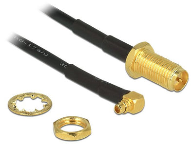 Delock Cable Antenna Rp-sma Female Installation MMCX 90° Male 320MM — image 1