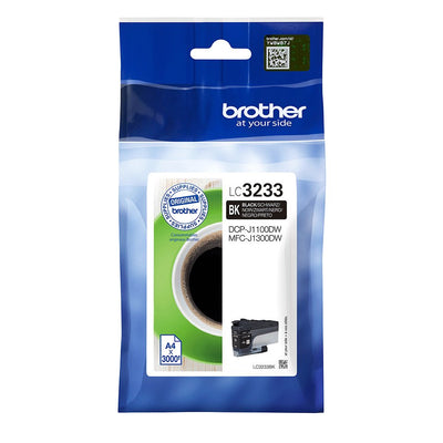 Brother Ink LC3233BK DCPJ1100DW MFCJ1300DW Ori Black — image 1