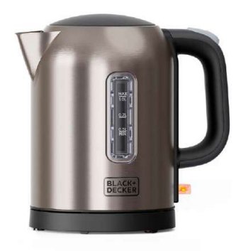 Negro + Decker Pae Kettle Agua BXKE2207E 1L Ace Inox Apag Auto ES9580120B