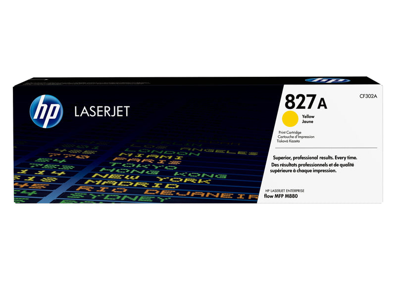 HP Genuine Toner 827A Yellow CF302A
