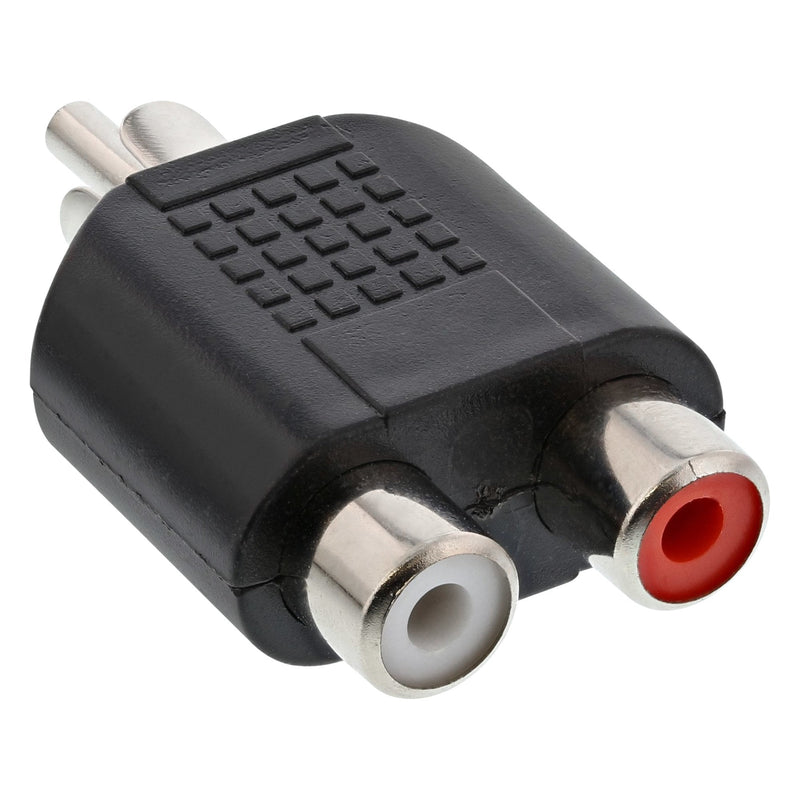 Inline Adapter Audio Rca Male a 2X Rca Female