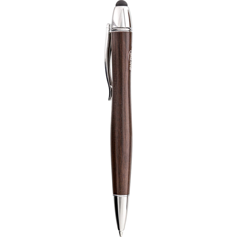 Inline Woodpen Touchpad Stylus + Ball Pen Nogal / Metal