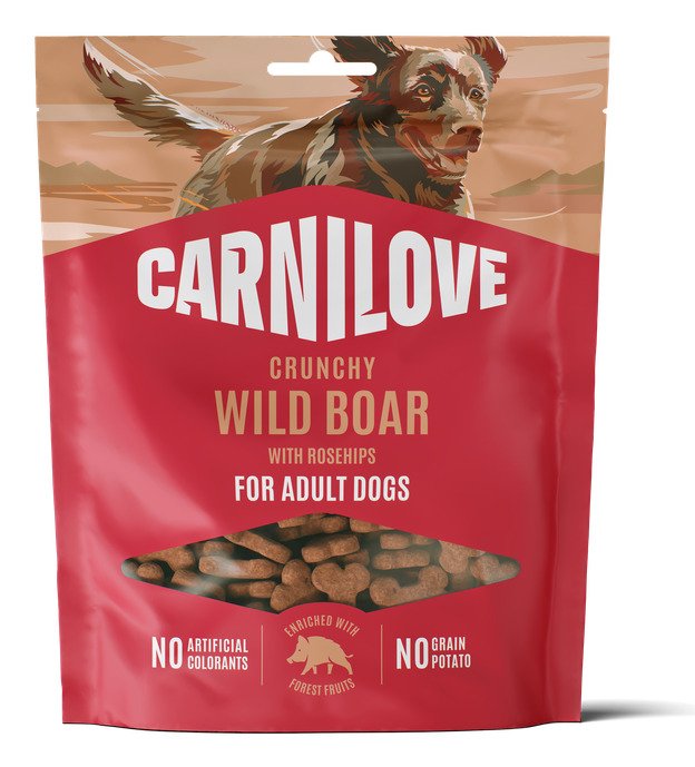 Carnilove Crunchy Wild Boar With Rosehips - Premio Perros - 200G