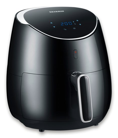Severin Fr 2445 Fryer Air Caliente 5 L Sencillo Negro Metallic Plata Independiente 2000W
