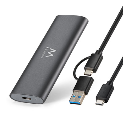 Ewent EW7060 Box External Hard Drive External Enclosure Unit Estado Sólido (SSD) Grey Oscuro — image 1