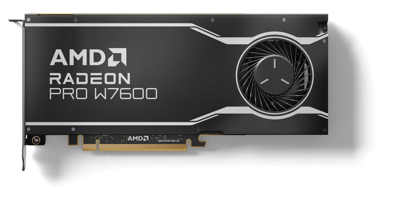 AMD Graphics Card Radeon Pro W7600 8GB Rdna 3, 4x DisplayPort 2.1