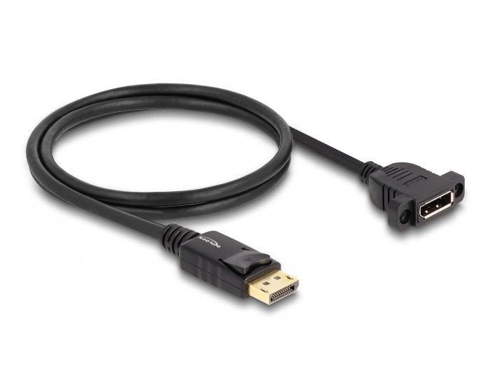 Delock Cable DisplayPort 1.4 8K 30 HZ Male a Female 1M Black