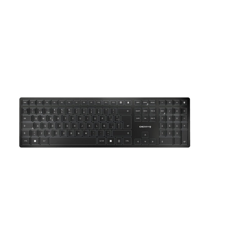 Cherry KW 9100 Slim Keyboard RF Wireless + Bluetooth QWERTY Spanish Black