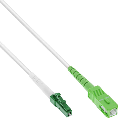 Inline Cable Simplex Fibre Optic , Ftth, Lc/Apc 8° a Sc/Apc 8°, 9/125?M, OS2, 0,5M — image 1