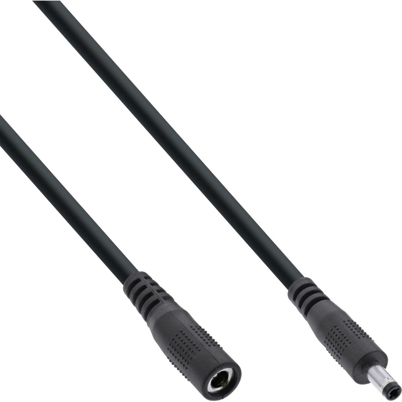 Inline Cable Extensión Cc , Plug Cc Male/Female 4,0X1,7MM, Awg 18, Black 5M