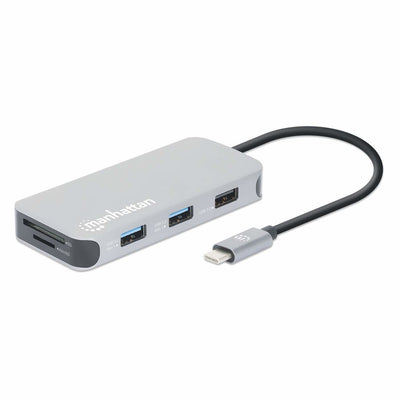 Manhattan USB-C 8-IN-1 Dockingmation HDMI RJ45 3x USB-A — image 1