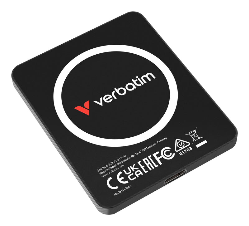 Verbatim SSD 512GB Snapback Ultra Slim SSD 512GB Black