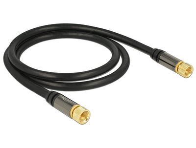 Delock Cable F Male F Male RG-6/U 1,0M — image 1
