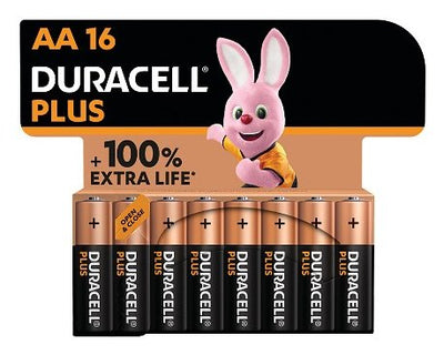 Duracell Pack 16 Batteries Aa Plus Power Boost DPBLR6B16 1.5V Alcalinas — image 1