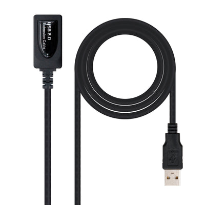 Nanocable Cable Prolongador With Amplifier USB-A 2.0 Male a USB-A Female 5M — image 1