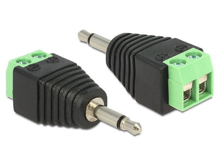 Delock Adapter Stereo Jack 3.5MM Terminal Block 2 Pin