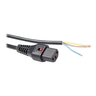 Powercord C13 IEC Lock - Open End Black 3M, PC979 — image 1