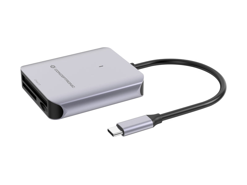 Conceptronic BIAN09G Reader Card USB 3.2 Gen 2 Type-c Grey