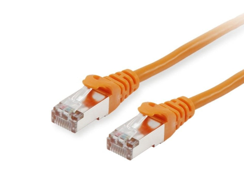 Equip Network Cable CAT.6A S/FTP 2x RJ45 7.50M Orange Lszh