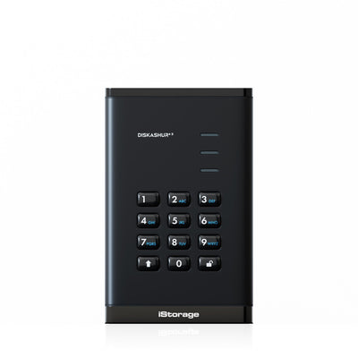 Istorage DISKASHUR3 HDD 256-BIT 5TB - Black — image 1
