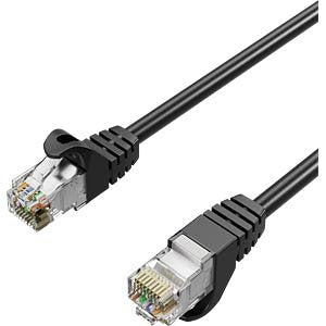 Shiverpeaks RJ45 Network Cable S FTP CAT.7, Pur, Black 2M