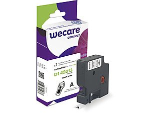 Armor K80001W4 Tape Printer Labels Black Sobre White — image 1