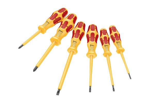 Wera 1060 I/1062 I/6 Vde Schraubendrehersatz Kraftform