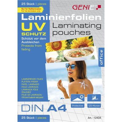 Genie Bags Laminadas 25 Hojas A4 With Protection Uv 125 Mic — image 1