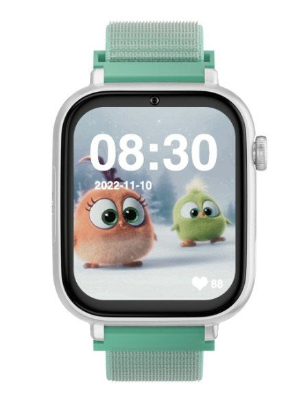Savefamily Smartwatch White Casing + Mint Green Fabric Strap Sf-sw + B.ctvm