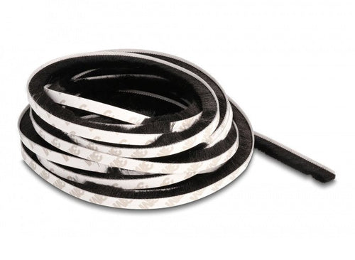 Strip Brush Self-adhesive 10MM - Length 5M Black — image 1