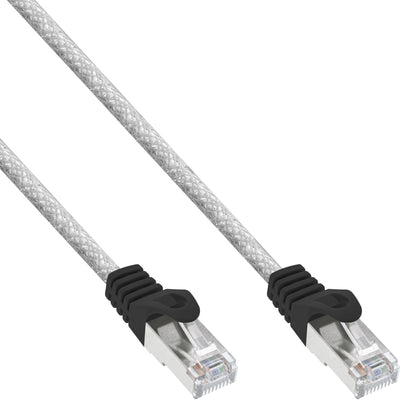 Inline Network Cable Sf/UTP CAT.5E Transparent 0,3M — image 1