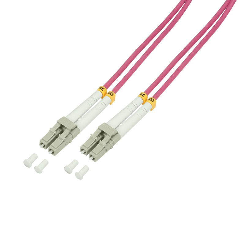 Logilink 3M, Lc - Lc Cable Fibre Optic And Infiniband Violet