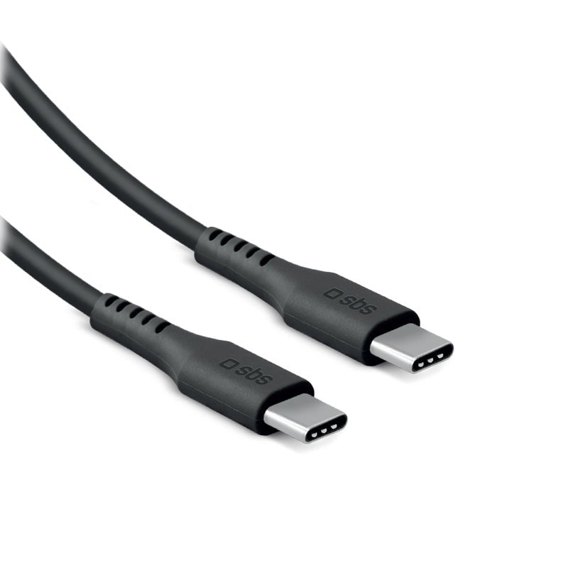 Sbs USB-C Zu USB-C Cable 2M 60W Black