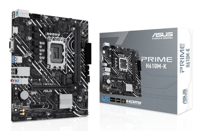 ASUS Motherboard Intel 1700 Prime H610M-K DDR5 MATX LGA1700 — image 1