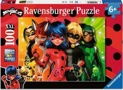 Ravensburger Puzzle Kids - Ladybug Misión 100 Pieces 12004172