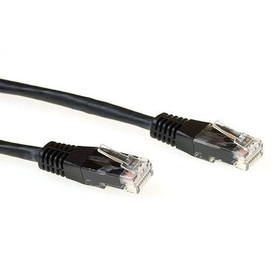 Black 7 Meter Lszh U UTP CAT.6A Patch Cable With RJ45 Connectors — image 1