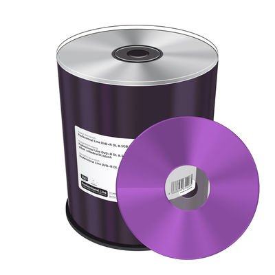 Mediarange Dvd + R 8.5GB 100PCS 8X Silver Unbedruckt Cakebox
