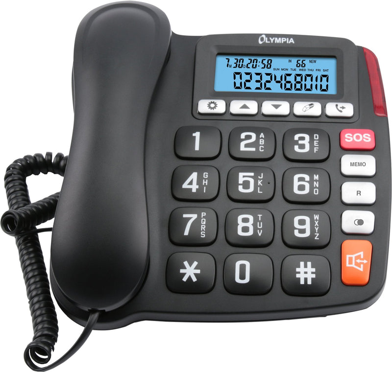 Olympia Phone 4520 Analógico Black White