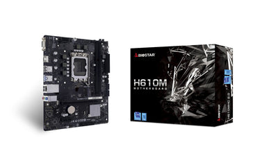 Biostar Motherboard H610MHC 2.0 H610 S1700 MATX DDR4 — image 1